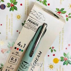 Ensemble de stylos à bille SNOOPY Charlie Brown 3 Jetstream Métal Multicolore