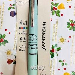 Ensemble de stylos à bille SNOOPY Charlie Brown 3 Jetstream Métal Multicolore