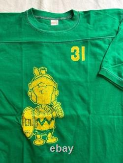 Ensemble de t-shirts de football deadstock vintage Snoopy et Charlie Brown des années 70