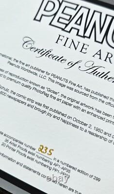 Étoiles Peanuts Charlie Brown Snoopy NASA 235/299 Charles Schulz Impression d'Art Fine