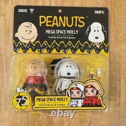 FIGURINE MEGA SPACE MOLLY 100% Charlie Brown Snoopy NEUVE SCELLÉE JAPON