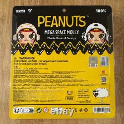 FIGURINE MEGA SPACE MOLLY 100% Charlie Brown Snoopy NEUVE SCELLÉE JAPON