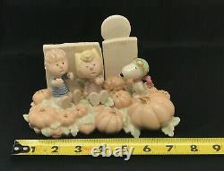 Figurine D'arachides Lenox La Grande Citrouille Snoopy Linus Sally 406573 + Boîte