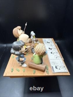 Figurine Hallmark Peanuts Gallery « C’était un été court, Charlie Brown » 2019 édition limitée