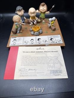 Figurine Hallmark Peanuts Gallery « C’était un été court, Charlie Brown » 2019 édition limitée
