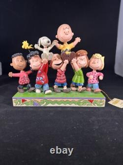 Figurine Jim Shore Peanuts Snoopy Une Grande Célébration Rare Charlie Brown NOUVEAU
