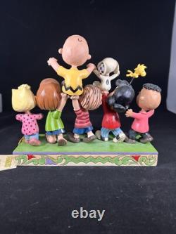 Figurine Jim Shore Peanuts Snoopy Une Grande Célébration Rare Charlie Brown NOUVEAU