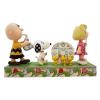 Figurine Peanuts Jim Shore "une Parade Pleine De Jeu" Snoopy Charlie Brown Du Japon F/s