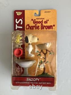 Figurine Peanuts Snoopy Charlie Brown Ensemble de 7 pièces Vintage Japon Rare Collectionnable