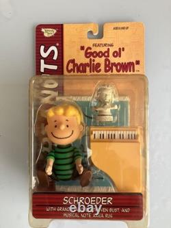 Figurine Peanuts Snoopy Charlie Brown Ensemble de 7 pièces Vintage Japon Rare Collectionnable