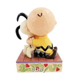 Figurine SNOOPY Snoopy et Charlie Brown étreinte 12,1 cm Snoopy Anniversaire Enesco Peanuts