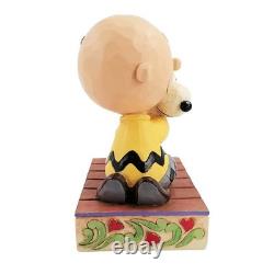 Figurine SNOOPY Snoopy et Charlie Brown étreinte 12,1 cm Snoopy Anniversaire Enesco Peanuts