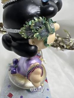 Figurine Vintage Westland Giftware Peanuts Snoopy Queen Lucy Of Mardi Gras 8749