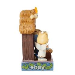 Figurine de Nativité Jim Shore Peanuts 17,5 cm avec éclairage Charlie Brown Snoopy
