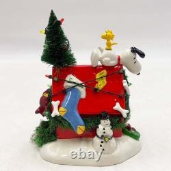 Figurine de Noël Snoopy Département 56 Ensemble de 3 Pièces Charlie Brown Sal d'Article Usagé