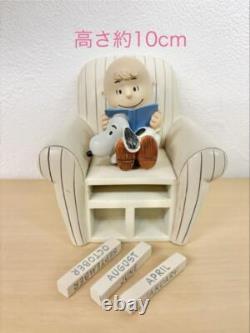 Figurine de calendrier de bureau perpétuel Hallmark Snoopy Charlie Brown Rare