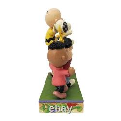 Figurine de célébration grandiose Charlie Brown Peanuts par Jim Shore 6006932 Snoopy Nouveau