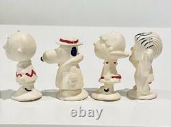 Figurine en PVC de Snoopy, Charlie Brown, Linus et Lucy