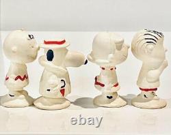 Figurine en PVC de Snoopy, Charlie Brown, Linus et Lucy