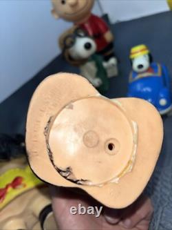 Figurine en vinyle Charlie Brown, Lucy, Linus, Snoopy des années 50/60 - 9 Untd Feature Syndicate
