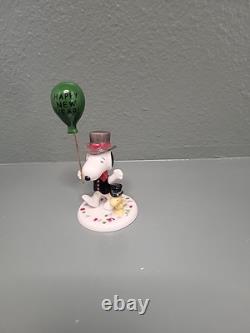 Figurines de fête Lenox Peanuts Bonne Année 5 PC Charlie Brown Snoopy Lucy