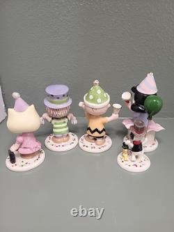 Figurines de fête Lenox Peanuts Bonne Année 5 PC Charlie Brown Snoopy Lucy