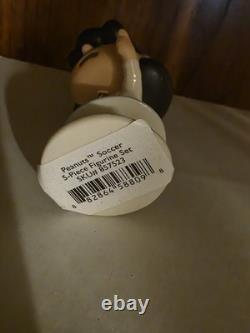 Figurines de jeu de soccer Lenox Peanuts 5 PC. Charlie Brown, Snoopy et amis 857523 Neuf