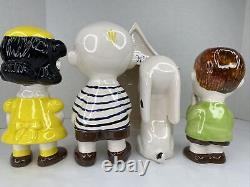 Figurines en céramique de style moule Atlantique de PEANUTS SNOOPY CHARLIE BROWN LUCY LINUS
