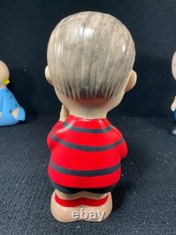 Figurines en céramique vintage Peanuts Linus Lucy Pigpen Sally Snoopy Charlie Brown