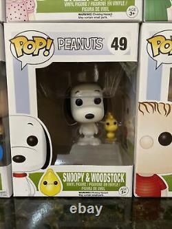 Funko Pop Lot Set Peanuts Snoopy Charlie Brown Lucy Sally Linus Menthe Poivrée Olaf