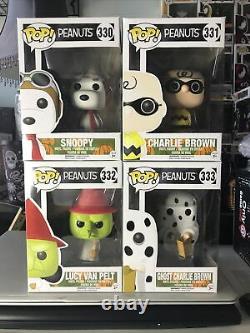 Funko Pop Peanuts Halloween Fantôme Charlie Brown Flying Ace Snoopy Sorcière Set Lucy