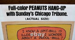 Gang des Peanuts accroché en 1968 #5 Chicago Tribune Affiche promotionnelle de CHARLIE BROWN & SNOOPY