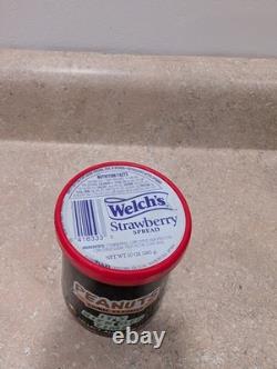 Gelée de raisin Concord Welch’s Peanuts Snoopy Charlie Brown Lucy scellée avec couvercles