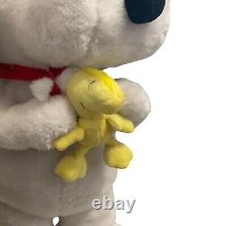 Grand Snoopy + Charlie Brown Accueil des fêtes Greeter Peluche Noël Livraison gratuite