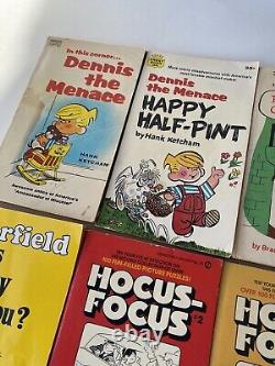 Grand lot de 47 bandes dessinées Charlie Brown Snoopy Heathcliff I. B. C. Denis la Menace