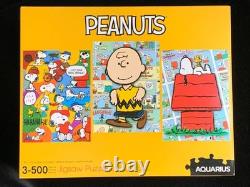 Grand lot de figurines Snoopy, livres, serre-livres, DVD, puzzles, cartes, collection de cacahuètes