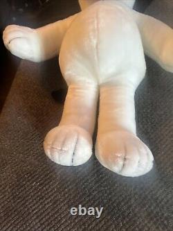 Grand peluche vintage Snoopy Peanuts avec collier