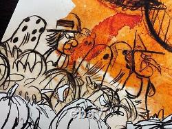 Grande Citrouille, Charlie Brown Arachides Officielles LIM Edn Robison Snoopy Imprimer 125 $