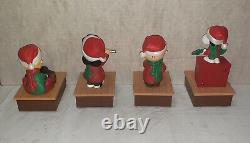 Hallmark 2011 Sans fil Peanuts Chantant Mouvement Snoopy Charlie Brown Band Fonctionne