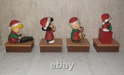 Hallmark 2011 Sans fil Peanuts Chantant Mouvement Snoopy Charlie Brown Band Fonctionne