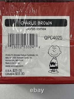 Hallmark Keepsake Peanuts Gallery 2000 Charlie Brown Édition Limitée Non Ouverte