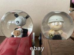 Hallmark Peanuts Galerie Snoopy, Sally, Lucy, Charlie Brown Globes de Neige Voitures (4)
