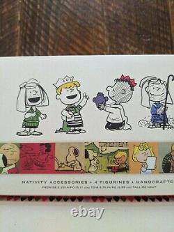 Hallmark Peanuts Gang Charlie Brown Snoopy Retraité Nativité Full Set 11 Pièce