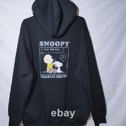 Hoodie XL Snoopy Charlie Brown Comic Peanuts Fleece Dos