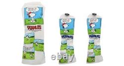 Housse de tête de club de golf Snoopy Charlie Brown bandes dessinées driver fairway bois x2 Peanuts