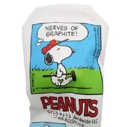 Housse de tête de club de golf Snoopy Charlie Brown bandes dessinées driver fairway bois x2 Peanuts