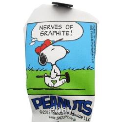 Housse de tête de club de golf Snoopy Charlie Brown bandes dessinées driver fairway bois x2 Peanuts