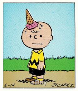 Ice Cream Peanuts Mondo Affiche Du Film Schulz Charlie Brown Snoopy Comic