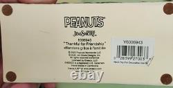JIM SHORE PEANUTS Reconnaissant pour l'amitié #6006943 2020 AVEC BOÎTE Par Enesco