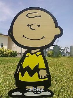 Jardin En Plein Air Charlie Brown Et Lucy Combo Lawn Snoopy Yard Art Décor Art